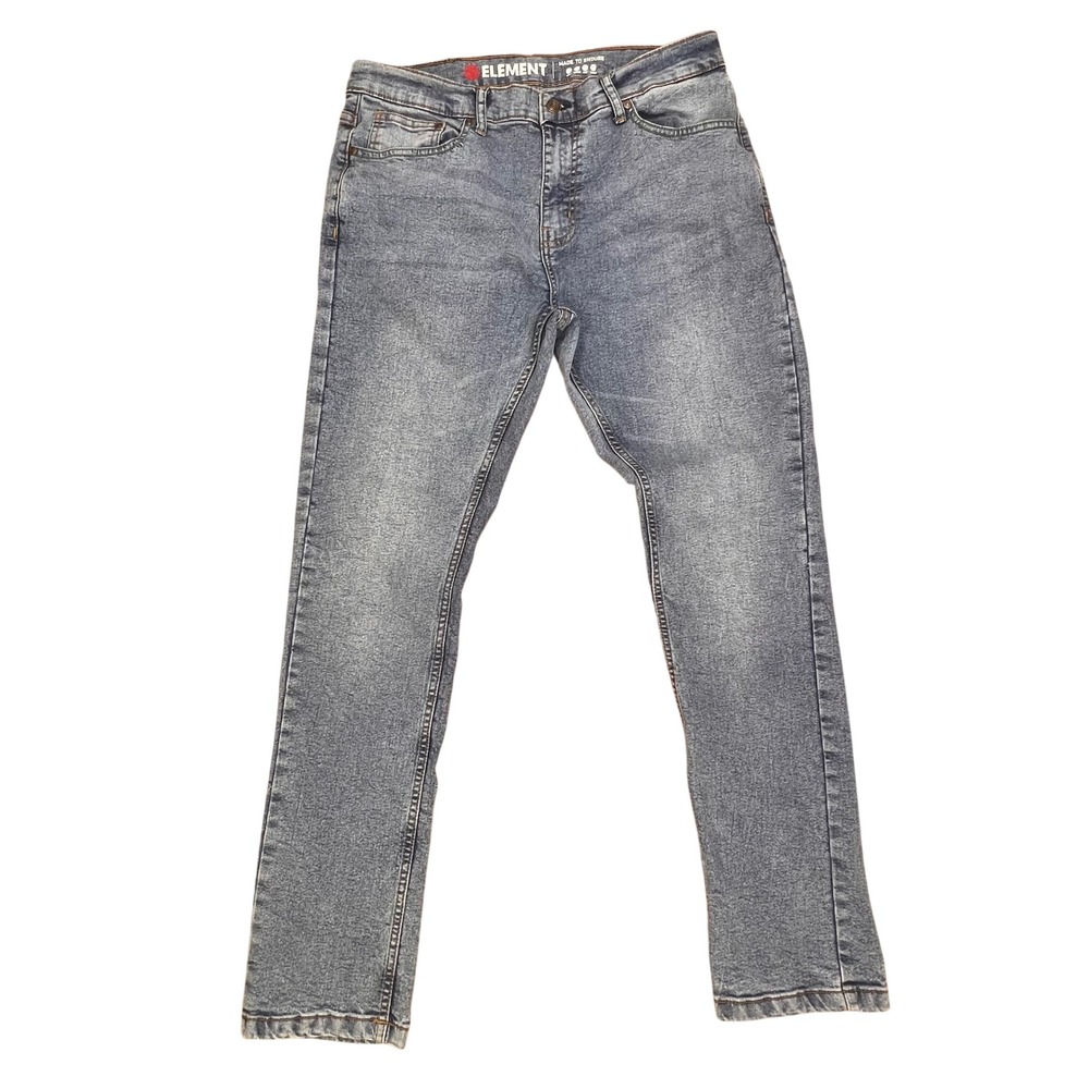 Element Jeans Mens Blue Wash Denim Straight Fit Pants Size 32x32‎